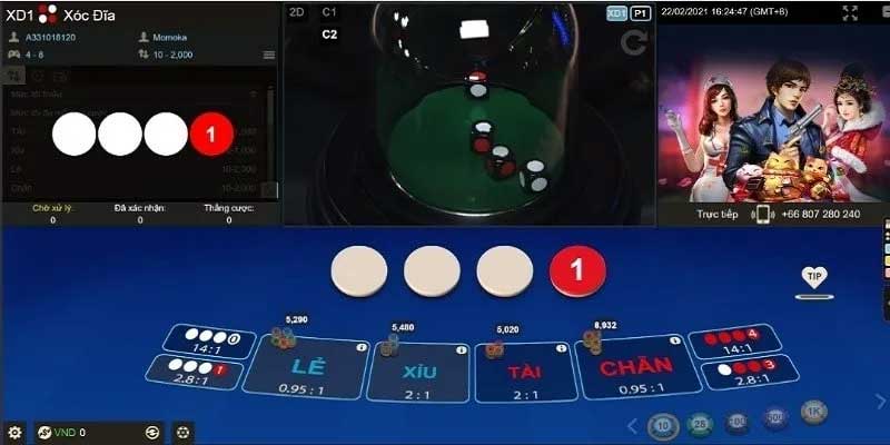 Bí quyết giúp người chơi làm chủ thuật toán xóc đĩa 3D